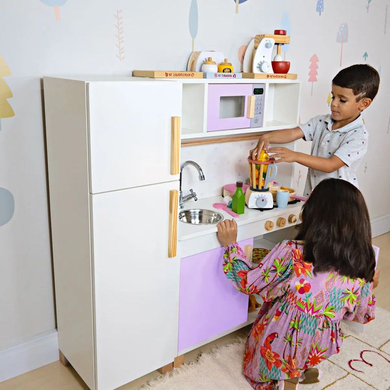 Kit Cozinha Infantil com Geladeira