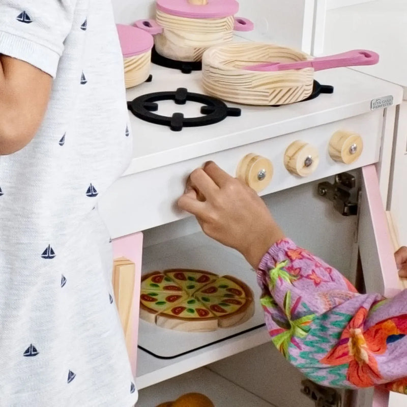 Kit Cozinha Infantil com Geladeira e Máquina de Lavar